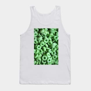 Breakfast Loops - Green Tank Top